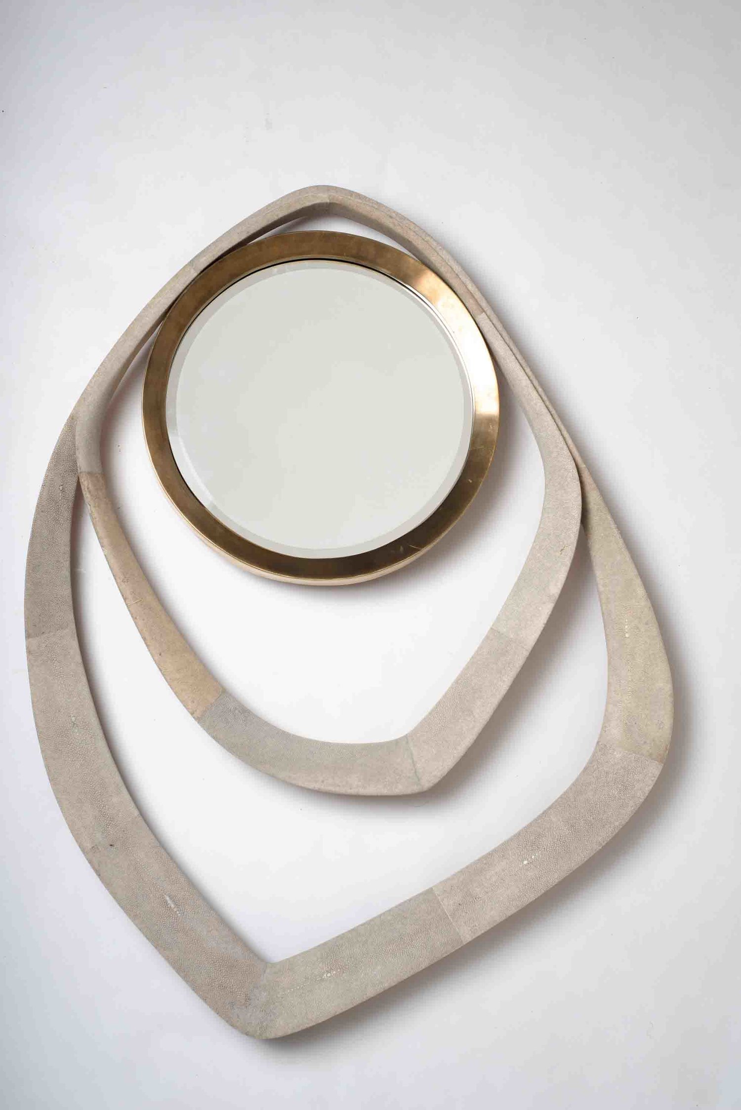 R&Y AugoustiMatrix Mirror Antique Natural Shagreen镜子